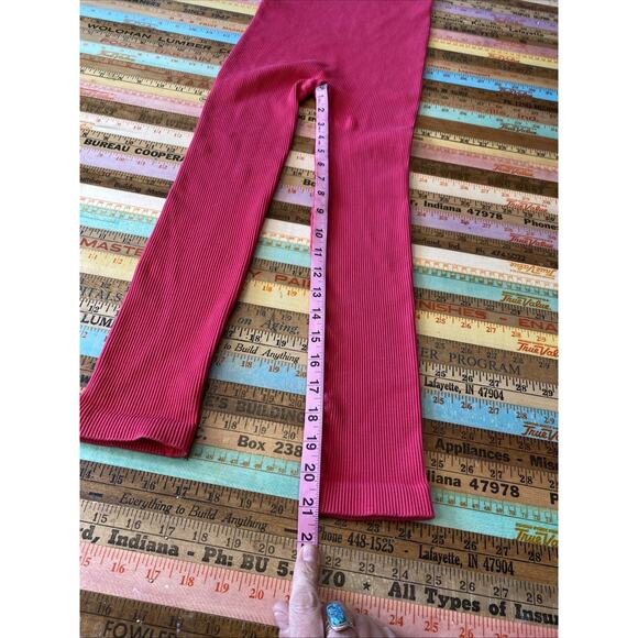 Free People Movement Happiness Runs Ribbed One Piece Bodysuit Pink XS/S - Picture 8 of 12